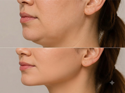 Facial imbalance due to dental misalignment